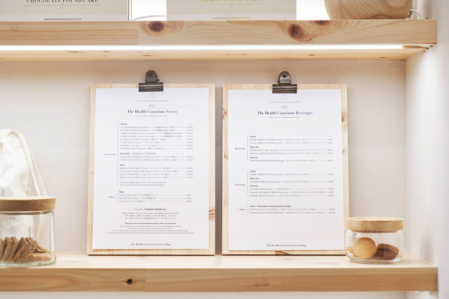 The Health Conscious Sweets Shop ユニフォーム